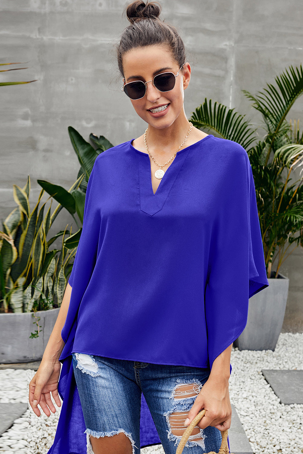 High Low Kimono Top