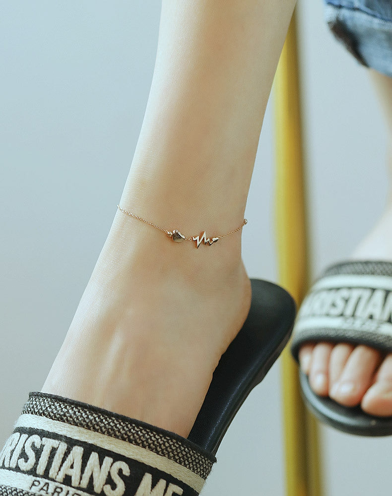 Heartbeat Anklet