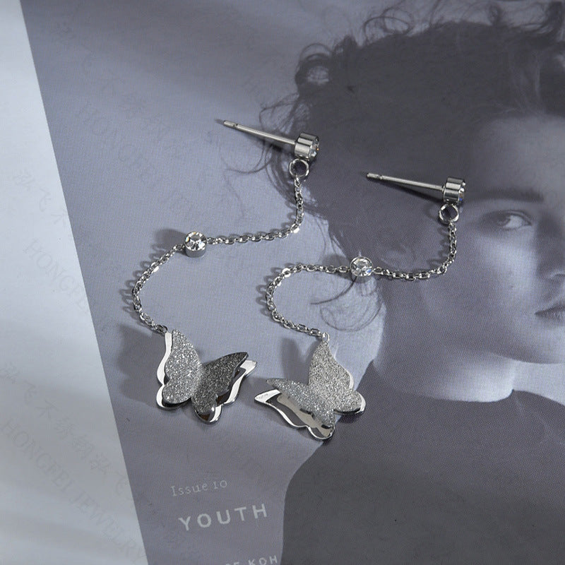 Butterfly Drop Earrings
