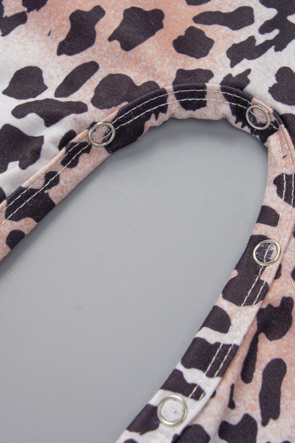 Baby Ruffle Sleeve T-Shirt and Leopard Jumpsuit Set