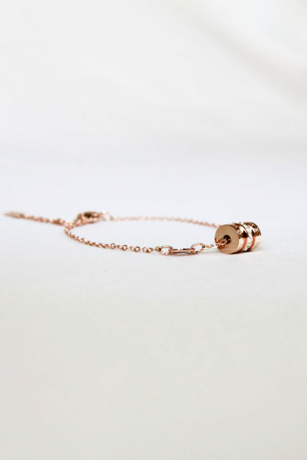Gold Plated Roman Numeral Bracelet