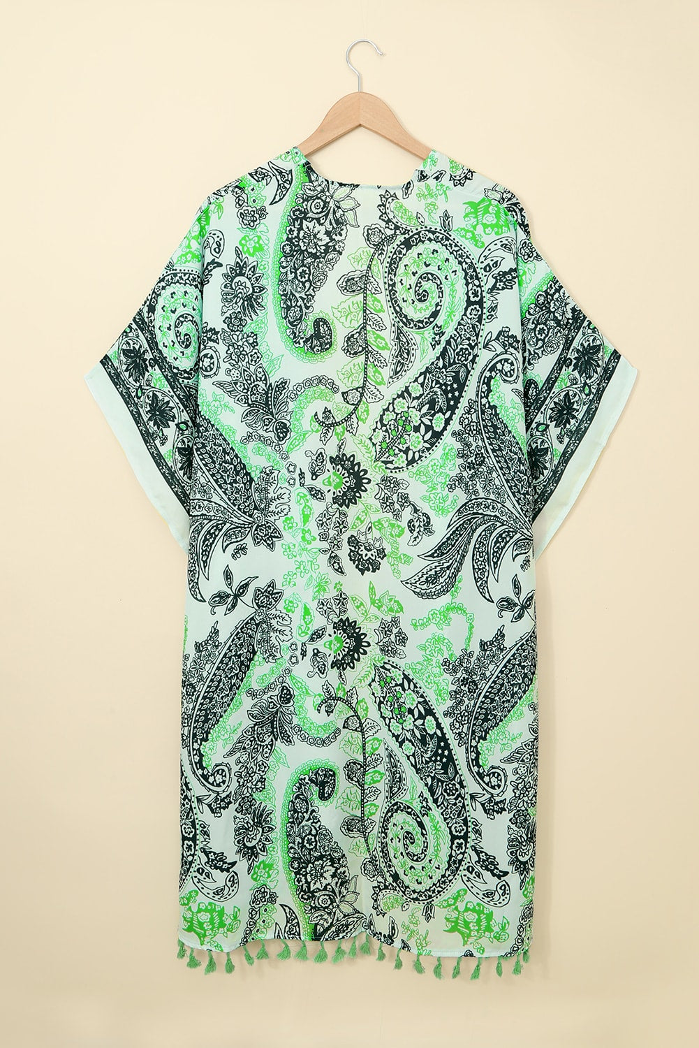 Bohemian Paisley Print Kimono