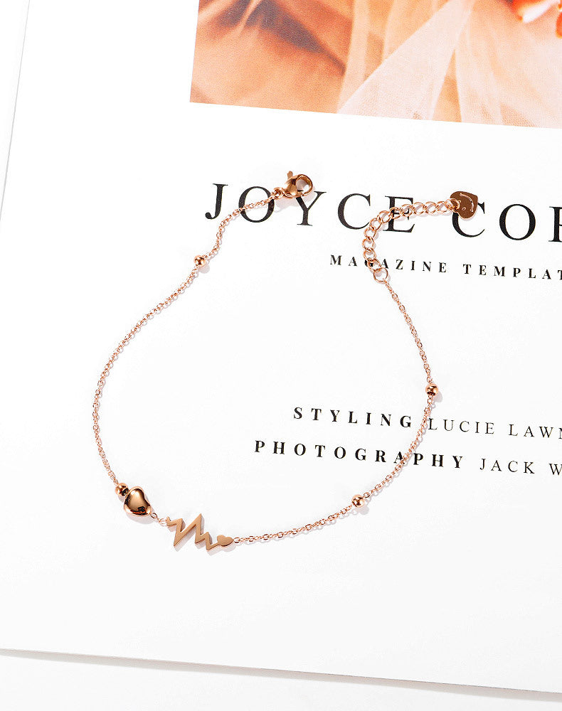 Heartbeat Anklet