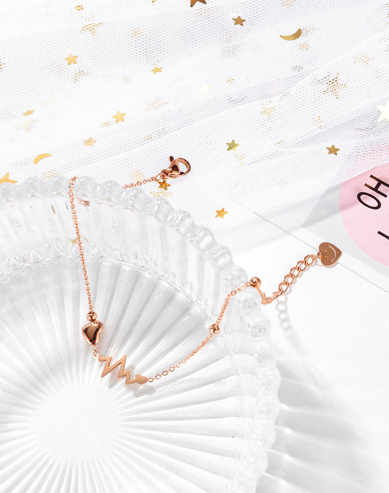 Heartbeat Anklet