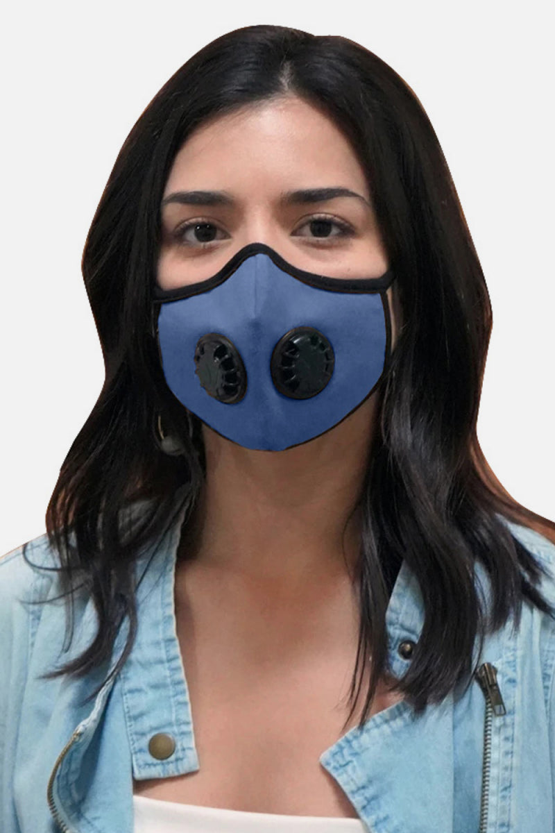 Double Valve American Flag Mask