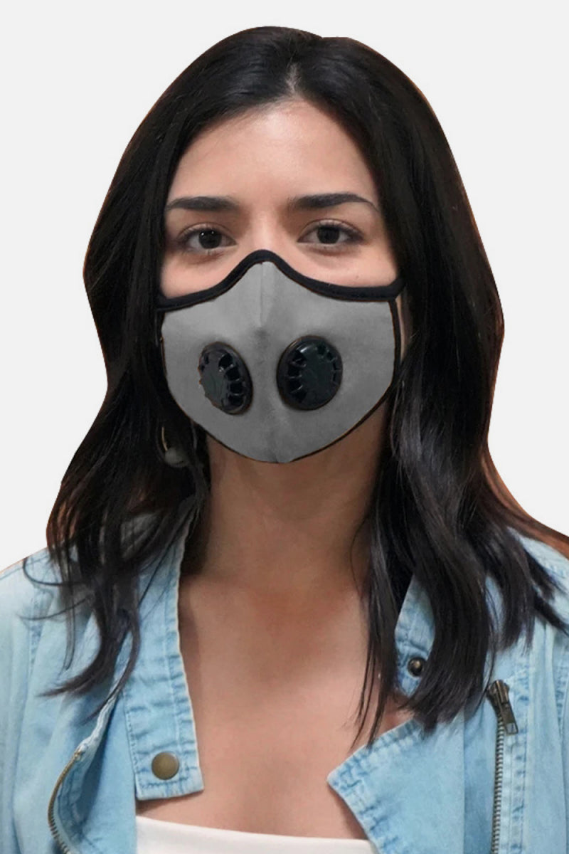 Double Valve American Flag Mask