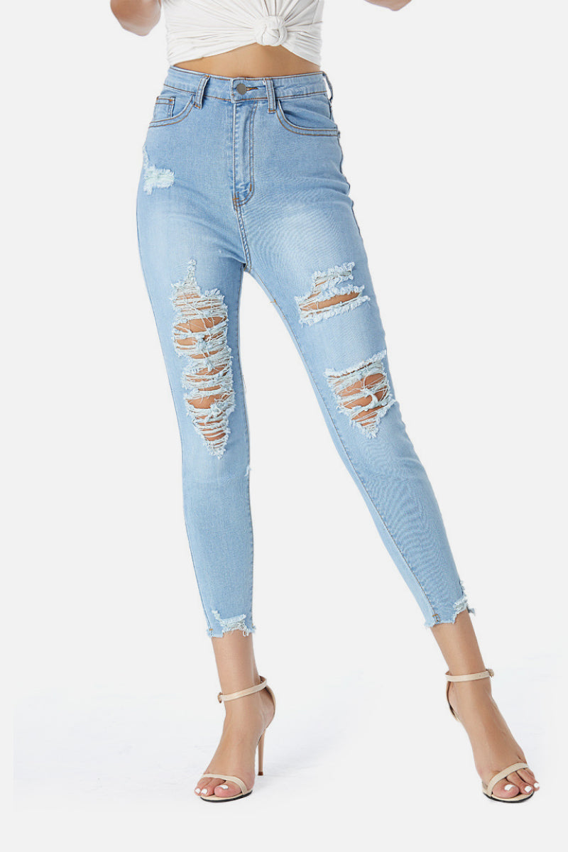 High Waist Light Jeans