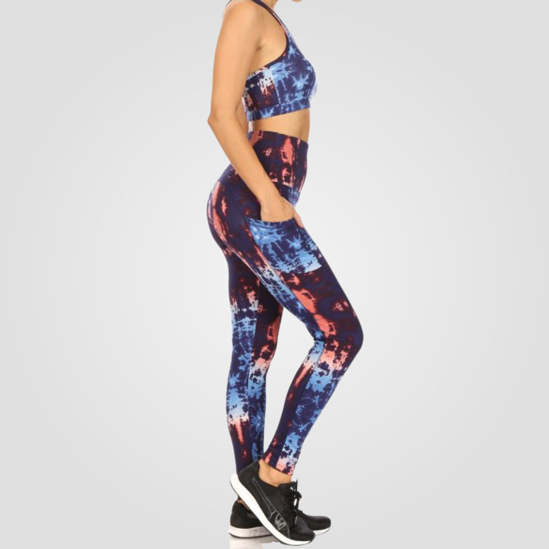 Tie Dye Yoga Set
