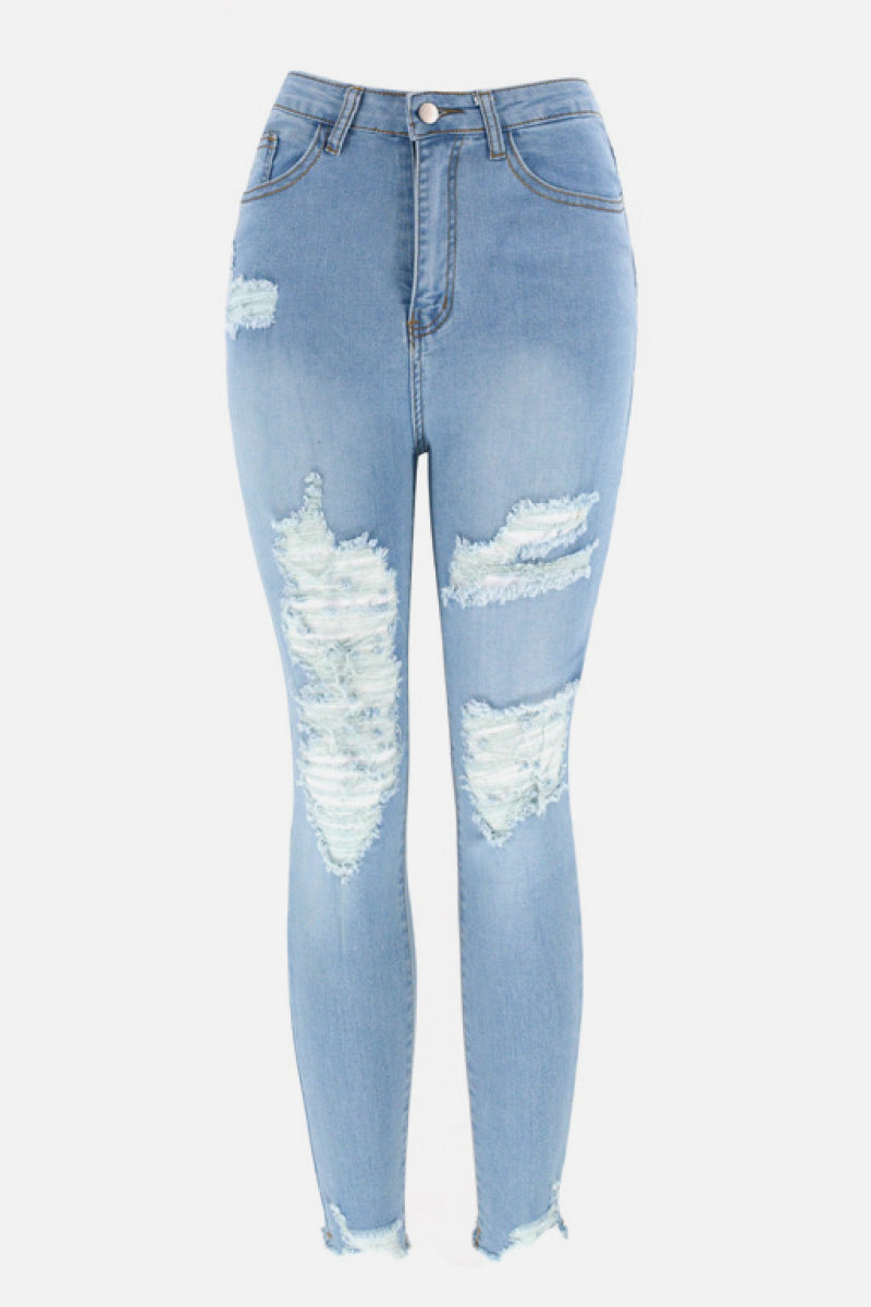 High Waist Light Jeans