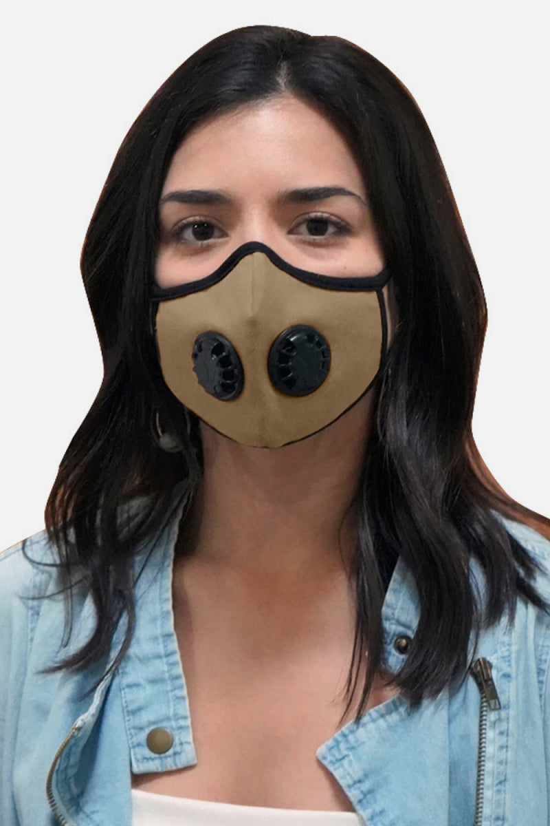 Double Valve American Flag Mask