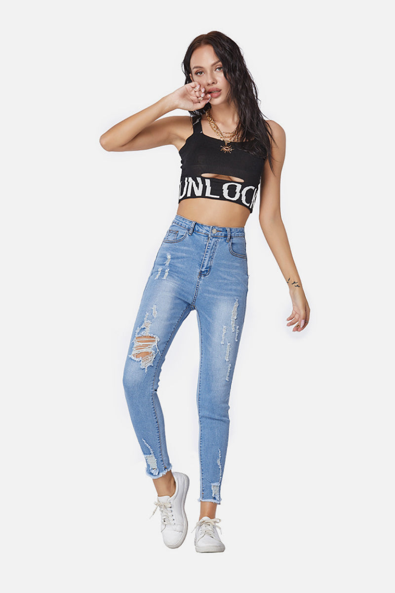 High Waist Medium Jeans