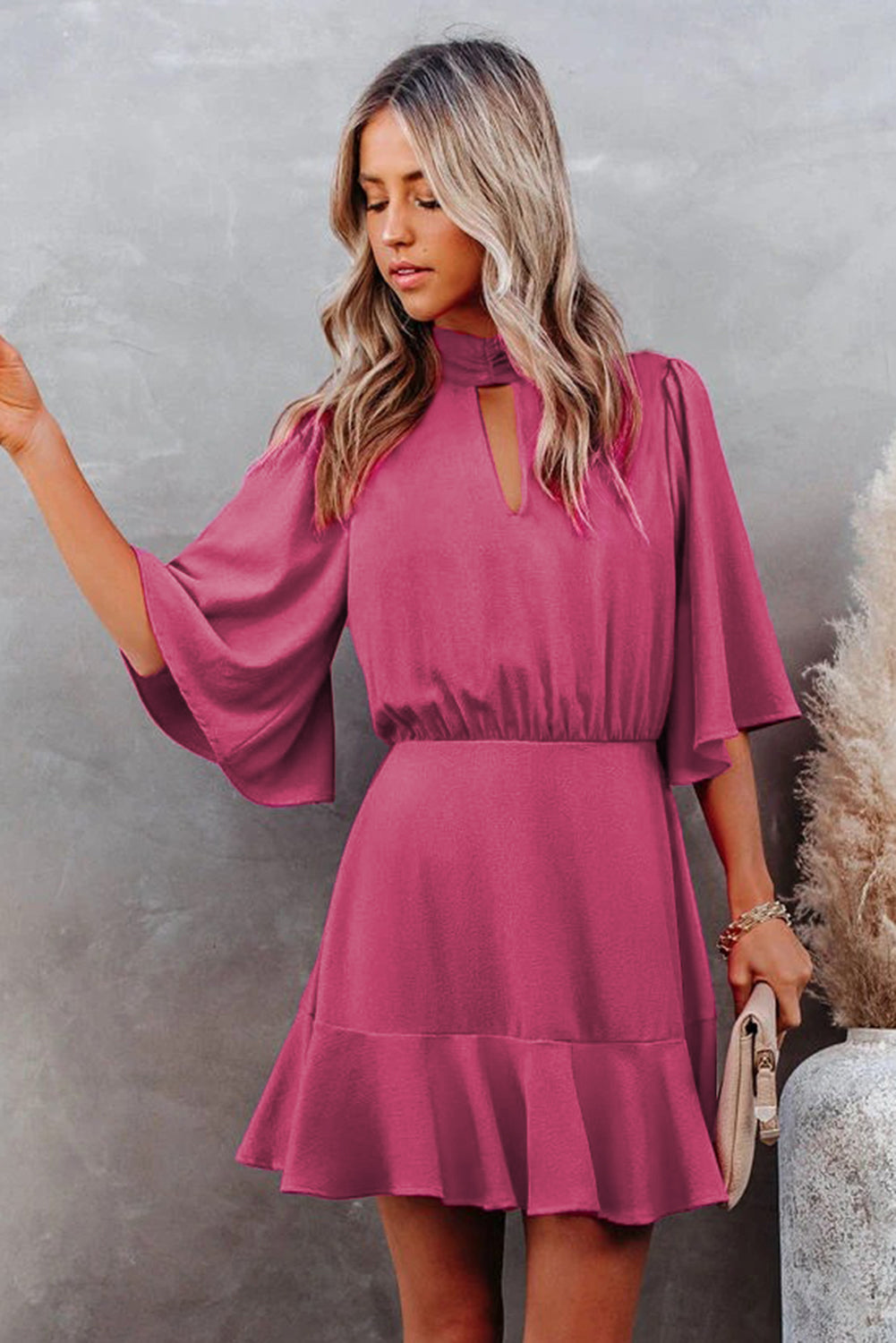 Flowing Keyhole Dress