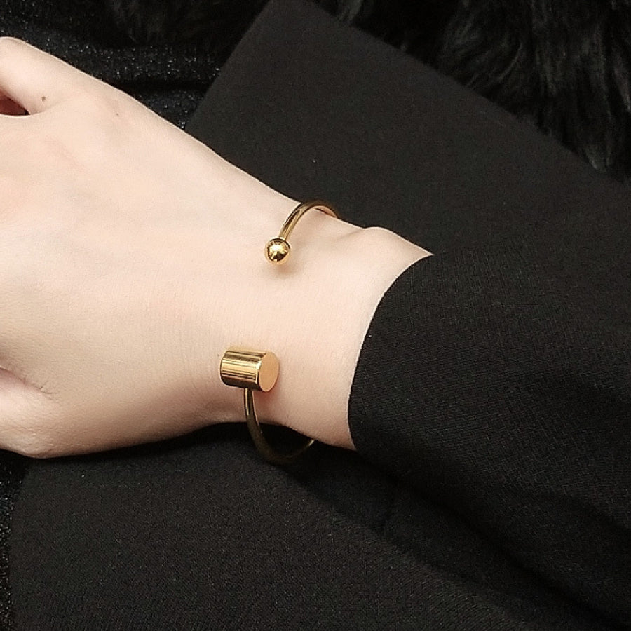 Round Ball Open Bangle