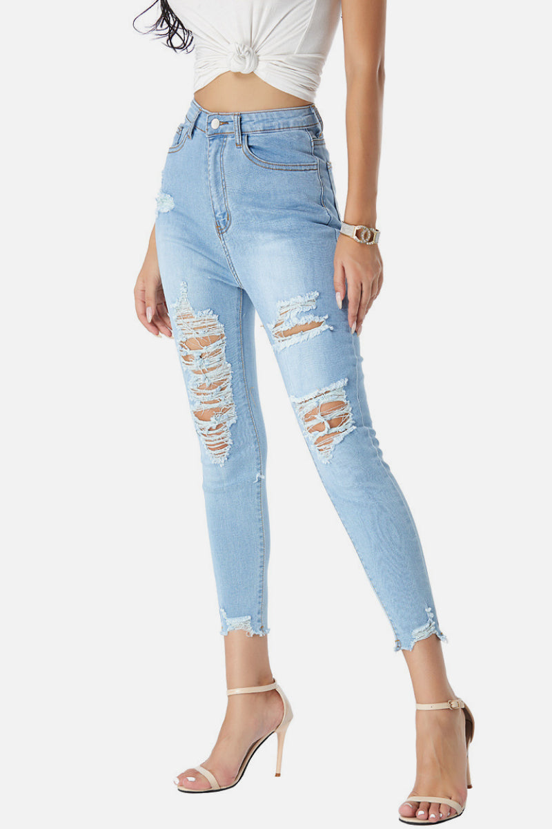 High Waist Light Jeans