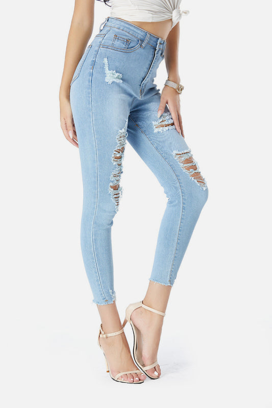 High Waist Light Jeans