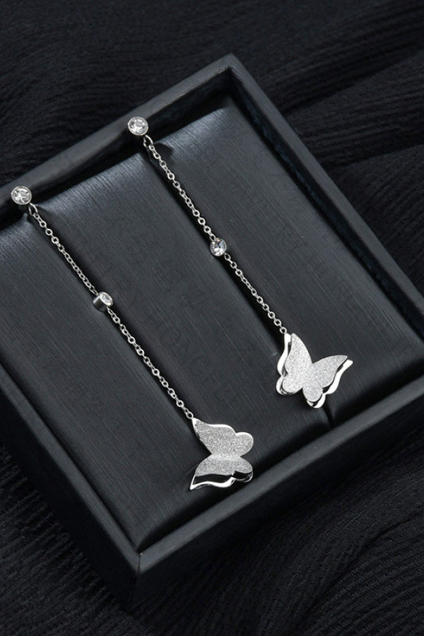 Butterfly Drop Earrings
