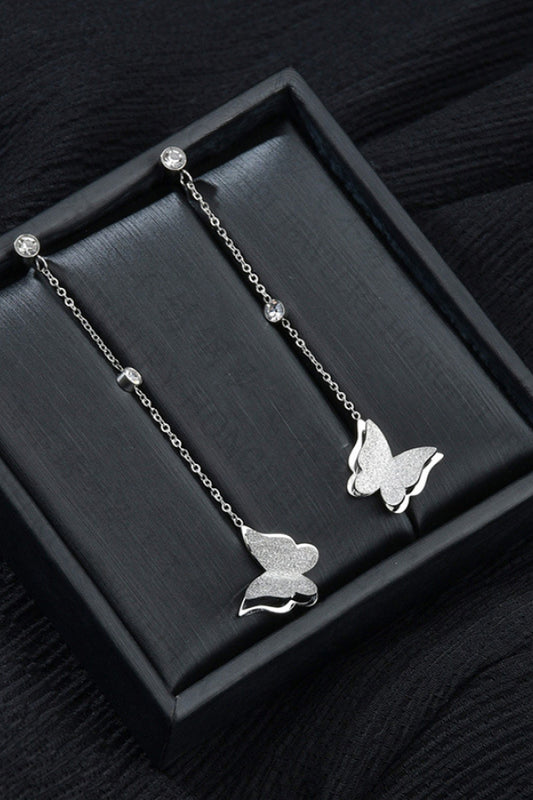 Butterfly Drop Earrings