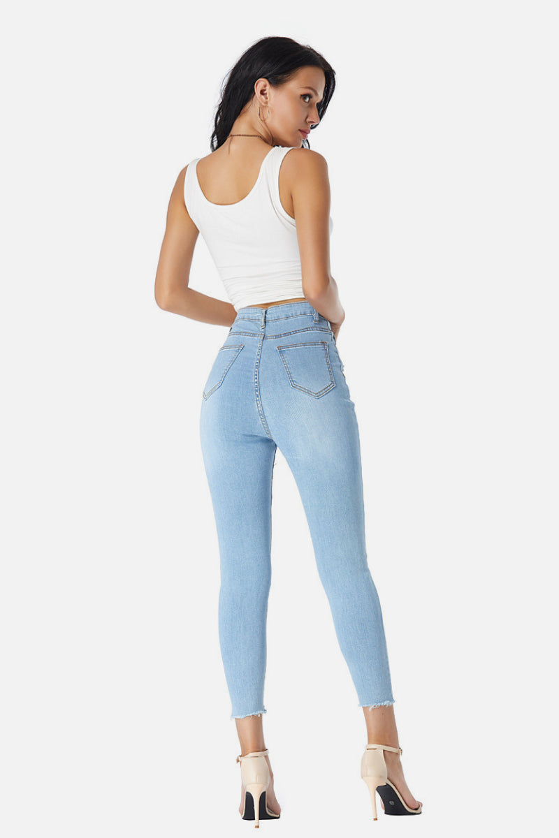 High Waist Light Jeans