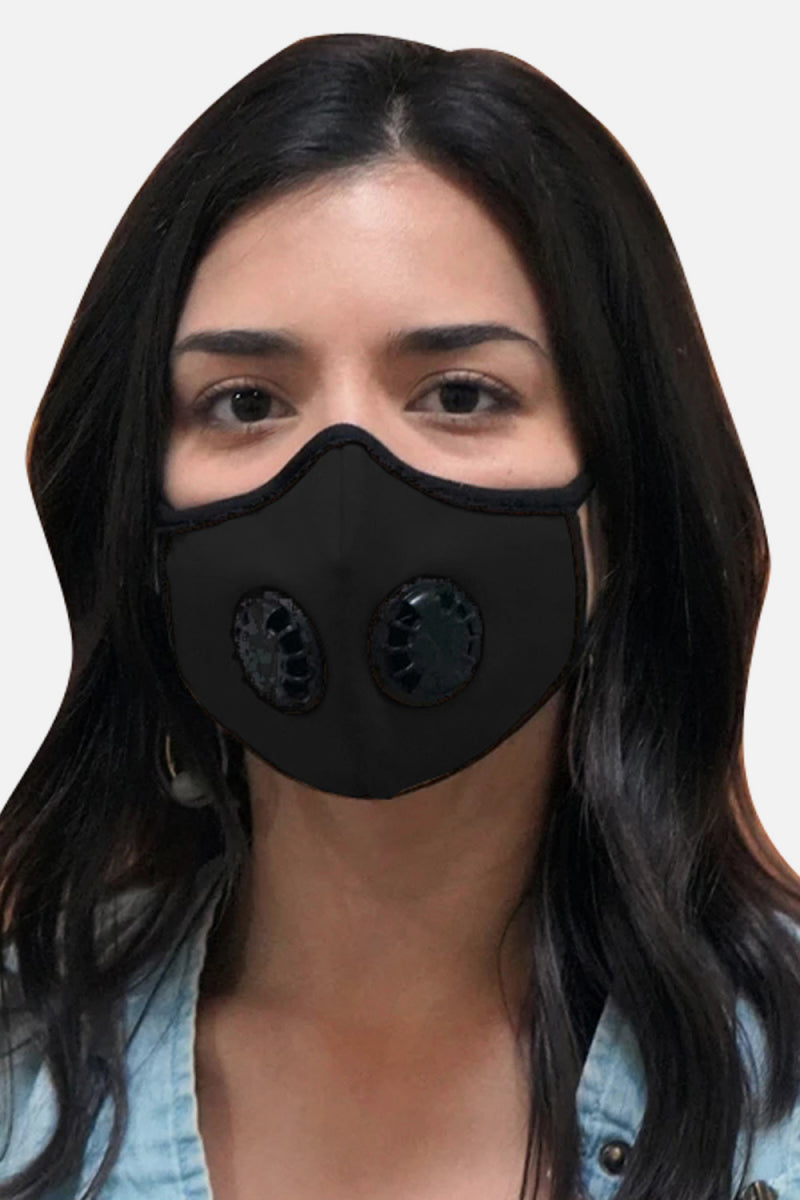 Double Valve American Flag Mask