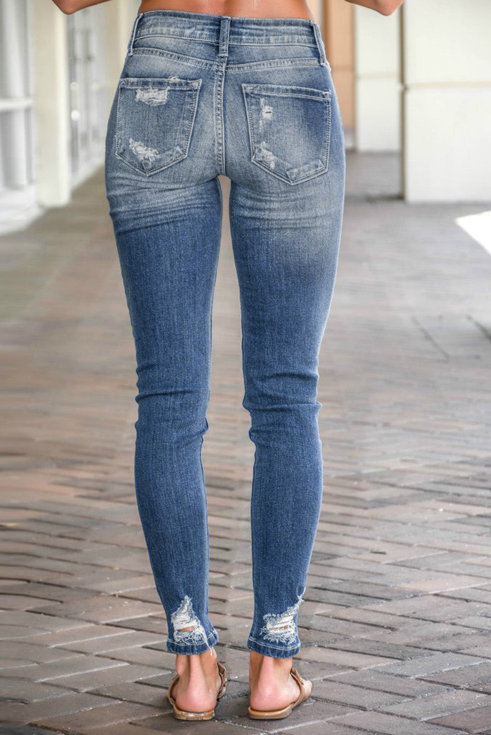 Destroyed Skinny Jeans