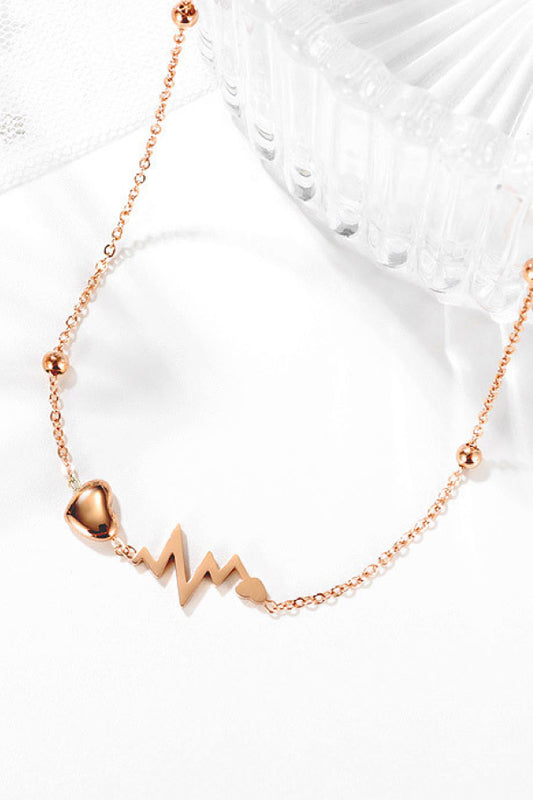 Heartbeat Anklet