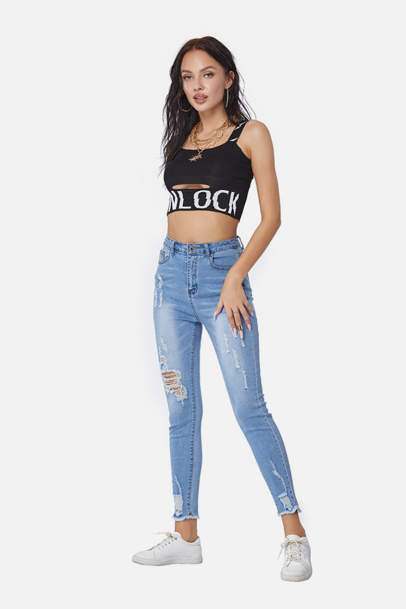 High Waist Medium Jeans