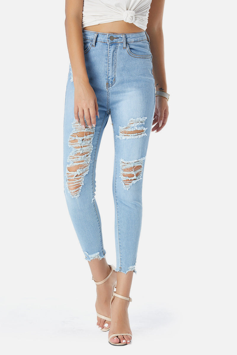 High Waist Light Jeans