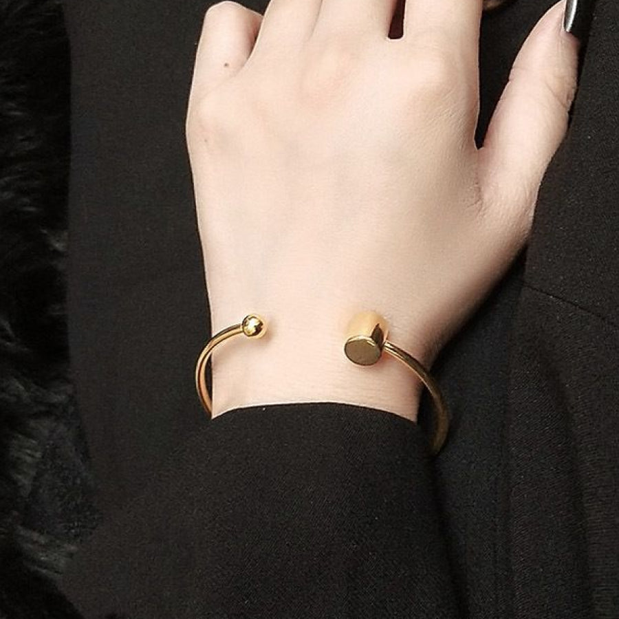 Round Ball Open Bangle