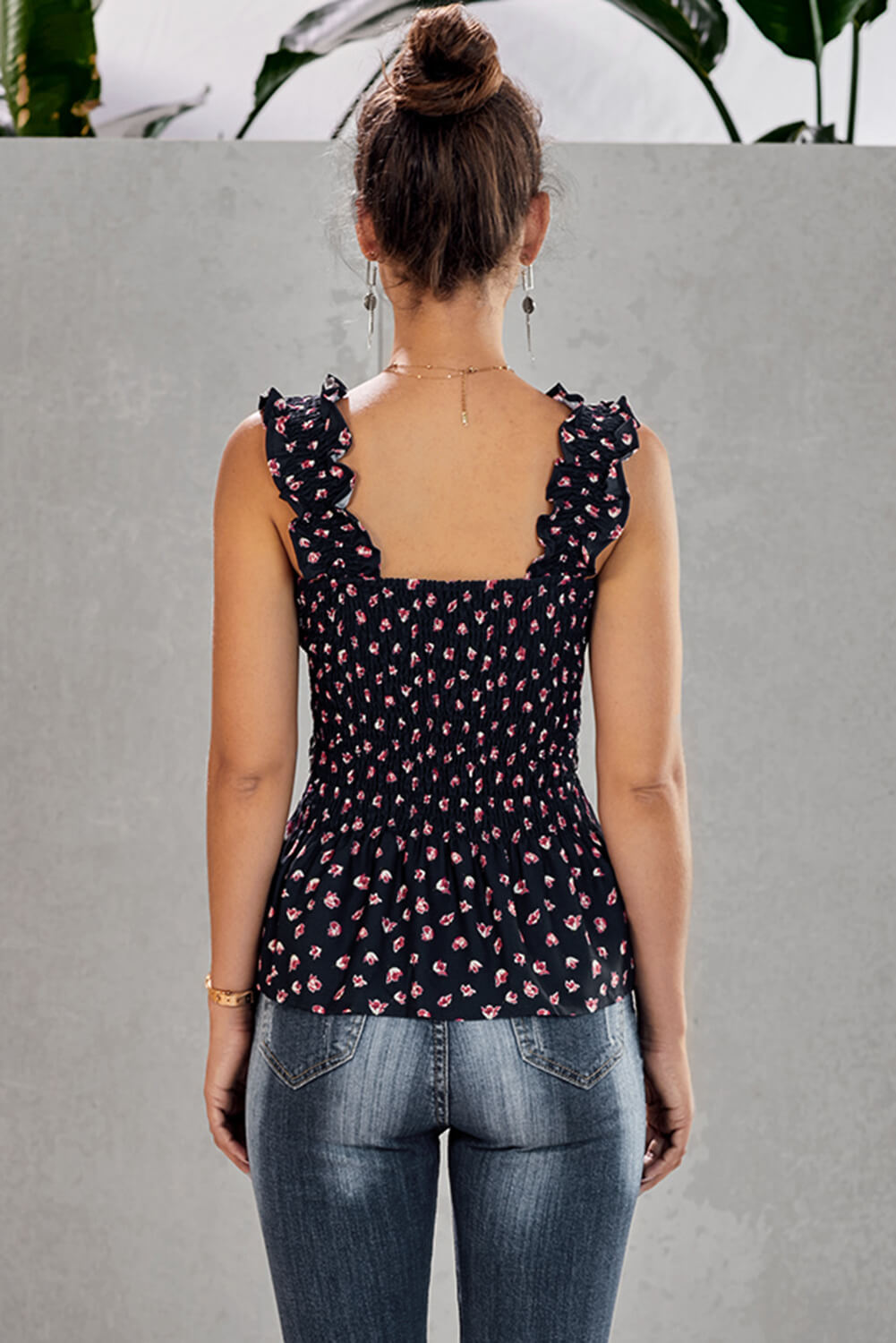 Floral Smock Tank