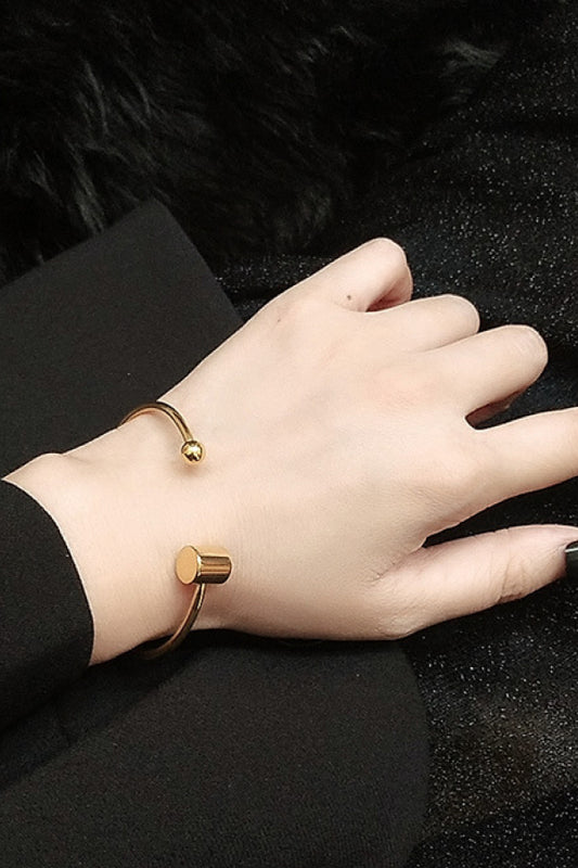 Round Ball Open Bangle
