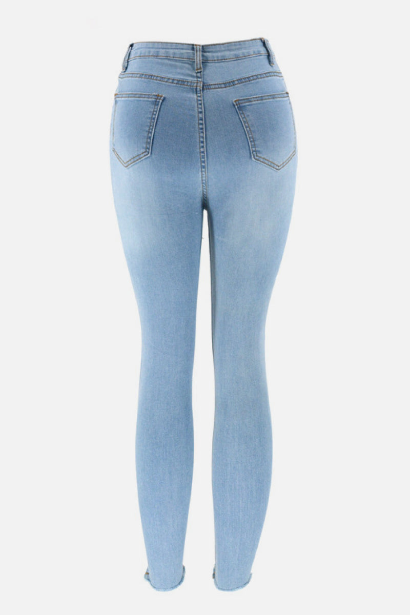 High Waist Light Jeans