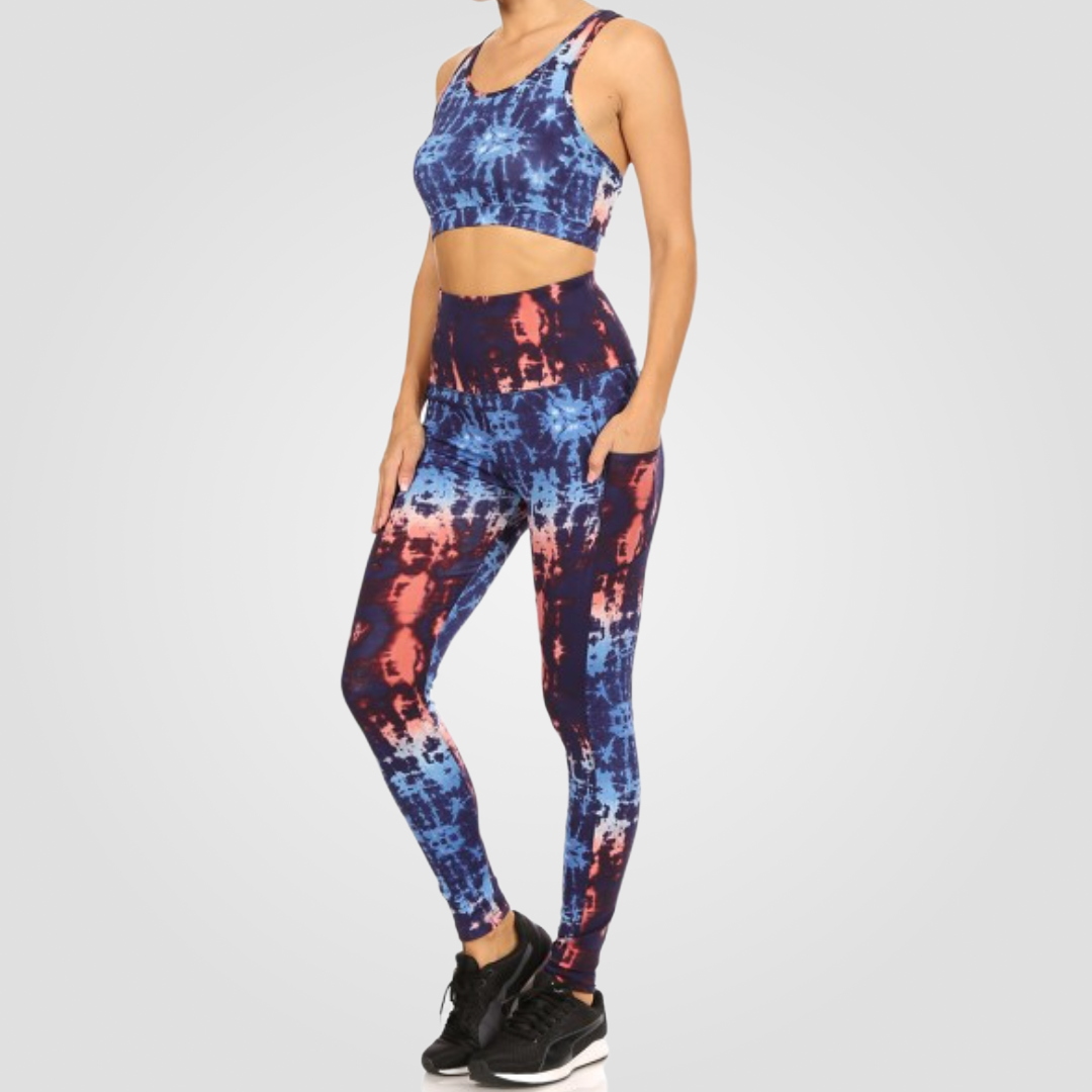 Tie Dye Yoga Set