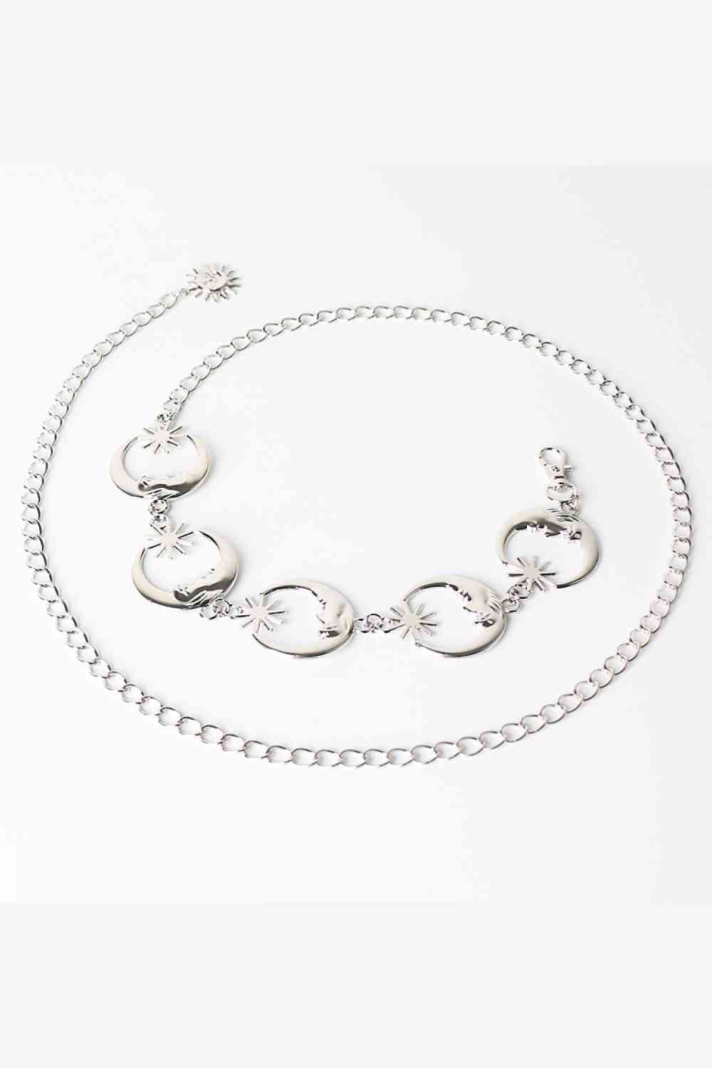 Sun and Moon Alloy Belt