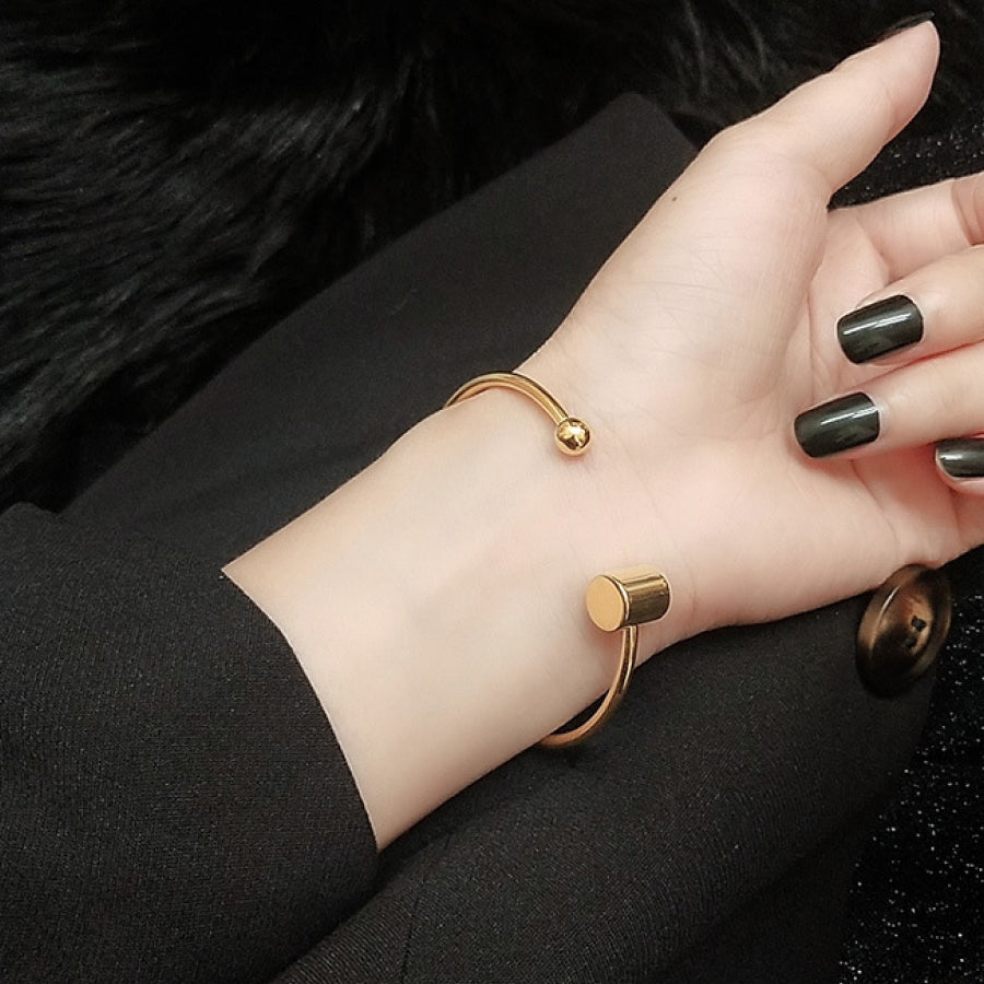 Round Ball Open Bangle